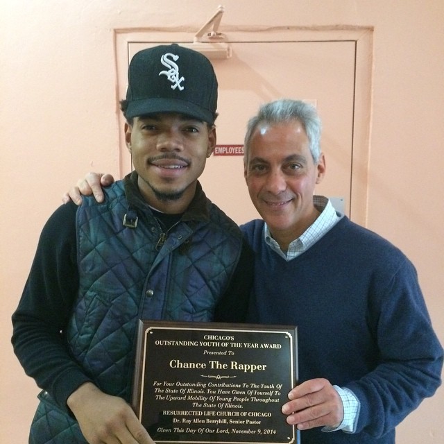 Chance The Rapper Given Chicago's Outstanding Youth Award by Mayor